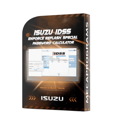 ISUZU IDSS ENFORCE REFLASH SPECIAL PASSWORD CALCULATOR 